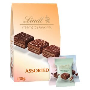 Lindt-Assorted-Choco-Wafer-Sharing-Bag-138g Lindt Assorted Choco Wafer Sharing Bag, 138g – Wholesale & Export UAE