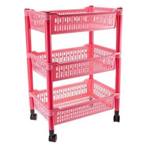 Lion Star 3 Tier Storage Rack Pink – Wholesale & Export UAE