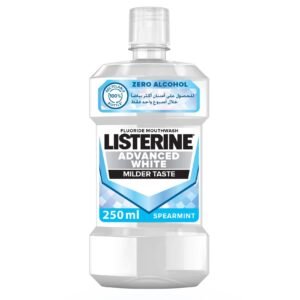Listerine Advanced White Milder Taste Mouthwash Whitens & Protects 250ml – Wholesale & Export UAE