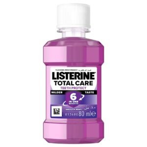 Listerine Total Care Teeth Protect Milder Taste Mouthwash Smooth Mint, 80ml – Wholesale & Export UAE