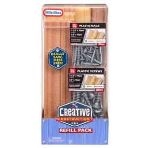 Little Tikes Creative Construction Wood, Nails And Screws Refill Pack – Wholesale & Export UAE