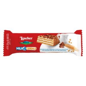 Loacker-Choco-and-Milk-Cereals-Wafers-25g Loacker Choco and Milk Cereals Wafers, 25g – Wholesale & Export UAE
