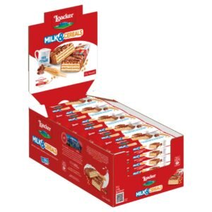 Loacker Choco and Milk Cereals Wafers, 25g Pack of 30 – Wholesale & Export UAE