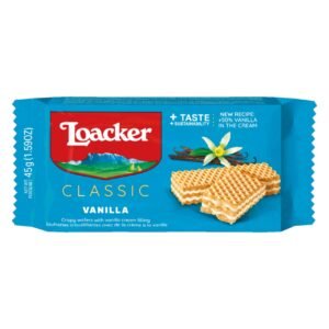 Loacker Classic Vanilla Wafer, 45g – Wholesale & Export UAE