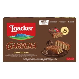 Loacker Gardena Chocolate Wafers, 38g Pack of 5 – Wholesale & Export UAE