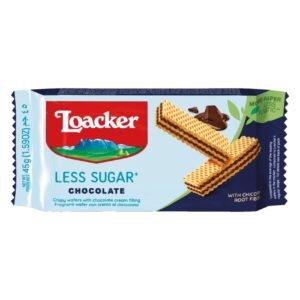 Loacker Less Sugar Chocolate Wafer, 45g – Wholesale & Export UAE