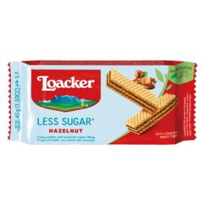 Loacker Less Sugar Hazelnut Wafer, 45g – Wholesale & Export UAE