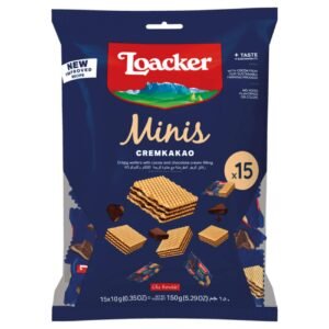 Loacker Minis Cremkakao Chocolate Wafers, 150g – Wholesale & Export UAE