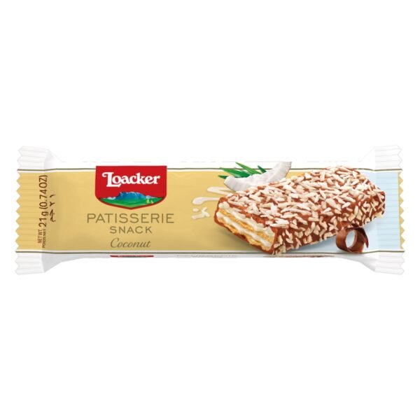 Loacker Patisserie Snack Coconut Wafer, 21g – Wholesale & Export UAE