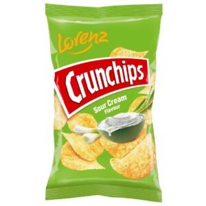 Lorenz-Crunchips-Sour-Cream-Potato-Chips-100g Lorenz Crunchips Sour Cream Potato Chips, 100g – Wholesale & Export UAE
