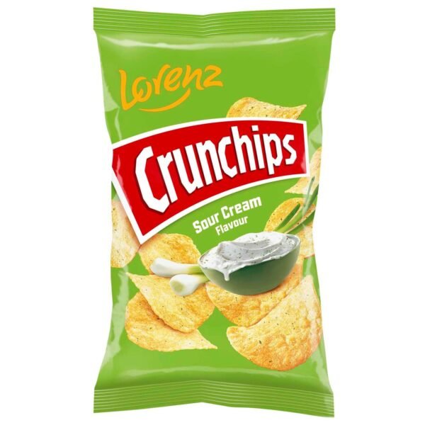 Lorenz Crunchips Sour Cream Potato Chips, 100g – Wholesale & Export UAE