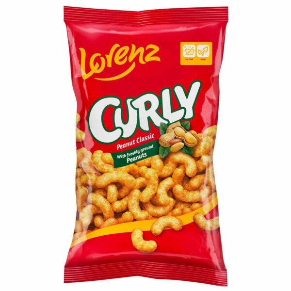 Lorenz Curly Classic Peanuts, 120g – Wholesale & Export UAE
