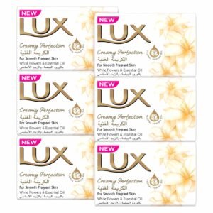 Lux Creamy Perfection Soap Bar, 170g, Pack of 6 – Wholesale & Export UAE