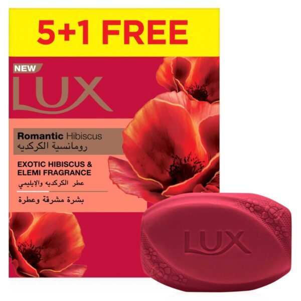 Lux Hibiscus Soap Bar, 120g, Pack of 6 – Wholesale & Export UAE