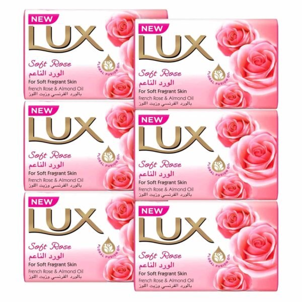 Lux Soft Touch Soap Bar, 120g, Pack of 6 – Wholesale & Export UAE