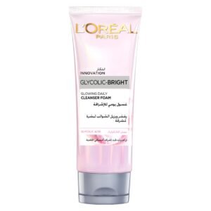 L'Oreal Paris Innovation Glycolic-Bright Glowing Daily Cleanser Foam White 100ml – Wholesale & Export UAE