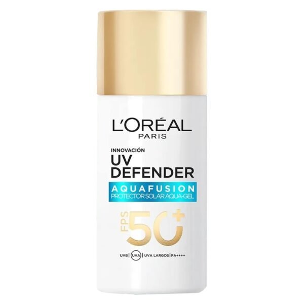 L'Oreal Paris UV Defender Aqua Fusion Sunscreen SPF50+, 50ml – Wholesale & Export UAE