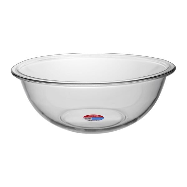 MARINEX Glass Bowl Plus 3 L - Large Durable Heat-Resistant Mixing & Serving Bowl Transparent Multi-Purpose Bowl – Wholesale & Export UAE