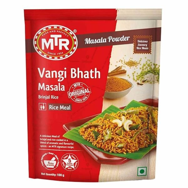 MTR Vangi Bhath Masala Powder 100g – Wholesale & Export UAE