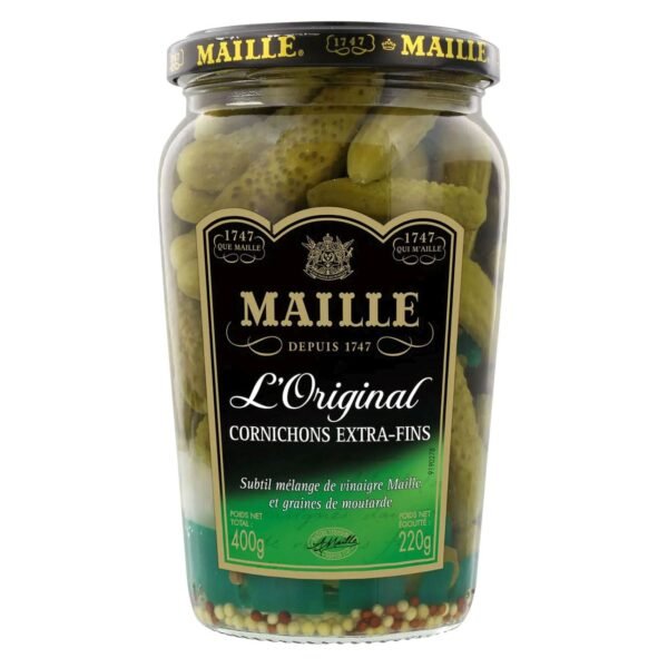 Maille-Original-Extra-Fine-Gherkins-400g Maille Original Extra Fine Gherkins, 400g – Wholesale & Export UAE
