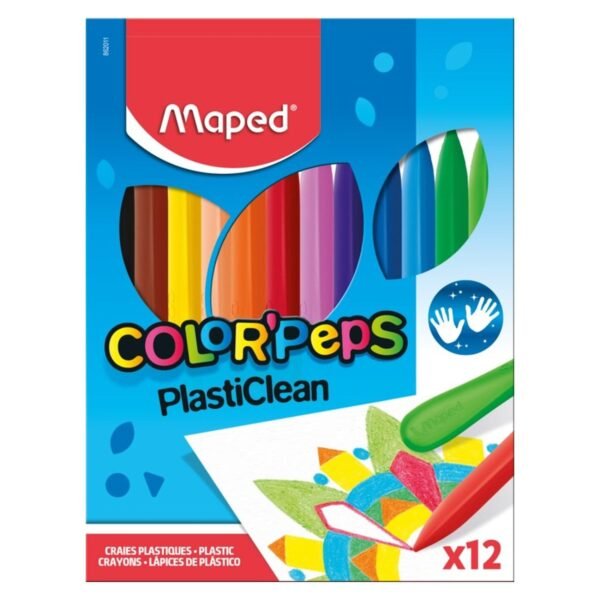 Maped Color'Peps Plastic Crayons 12 PCS – Wholesale & Export UAE