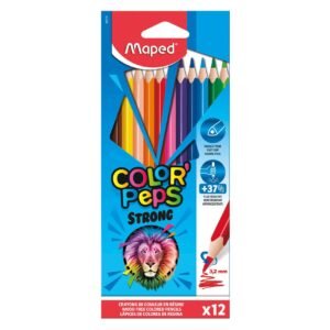 Maped Color'Peps Strong Coloured Pencils 12 PCS – Wholesale & Export UAE