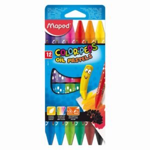 Maped Color'Peps Triangular Oil Pastel Colour Multicolour Pack of 12 – Wholesale & Export UAE