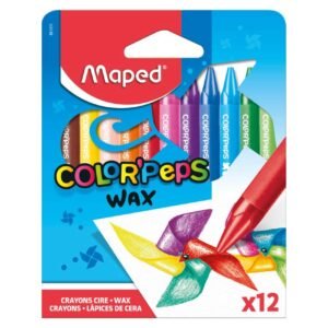 Maped Color'Peps Wax Crayons 12 PCS – Wholesale & Export UAE