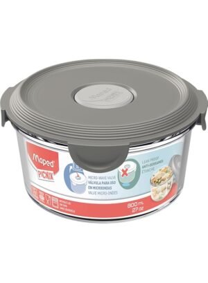 Maped Picnik Adult Lunch Box Glass Square Grey – Wholesale & Export UAE