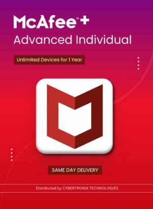 McAfee+ Advanced Individual Unlimited Devices for 1 Year Digital License SAME DAY DELIVERY – Wholesale & Export UAE