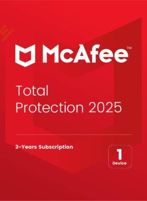 McAfee Total Protection 1 Device 3 Years 2025 Digital License – Wholesale & Export UAE