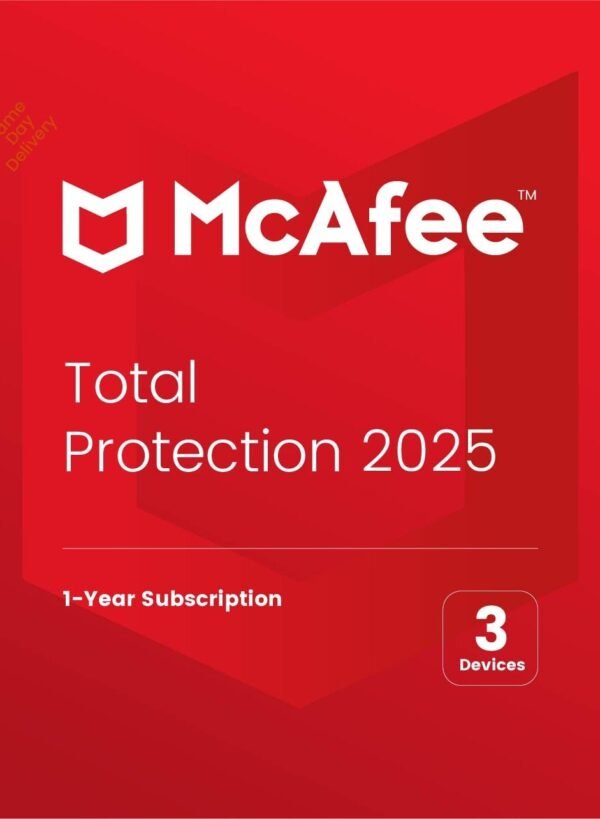McAfee Total Protection 3 Devices 1 Year Digital License – Wholesale & Export UAE