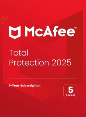McAfee Total Protection 5 Devices 1 Year 2025 Digital License – Wholesale & Export UAE