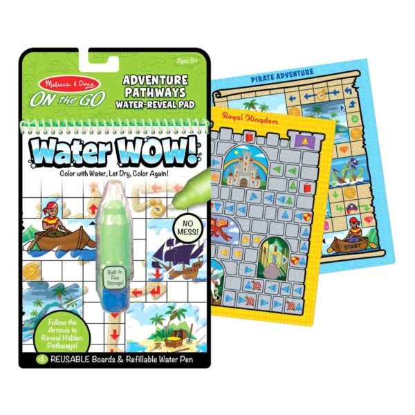 Melissa & Doug On The Go Water Wow! Adventure Pathways Water Reveal Pad Set Multicolour – Wholesale & Export UAE