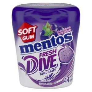 Mentos Fresh Dive Sugarfree Grape Flavour Soft Gum 44 Gums, 2g – Wholesale & Export UAE