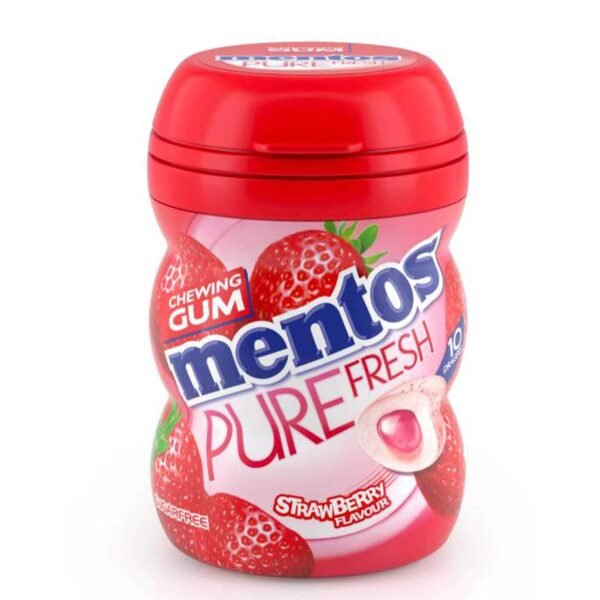 Mentos Nano Bottle Strawberry Chewing Gum, 20g – Wholesale & Export UAE