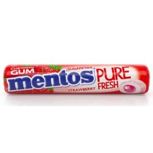 Mentos Pure Fresh Strawberry Flavour Chewing Gum, 15.75g – Wholesale & Export UAE