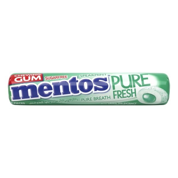 Mentos Pure Fresh Sugar-Free Spearmint Flavour Chewing Gum, 15.75g – Wholesale & Export UAE
