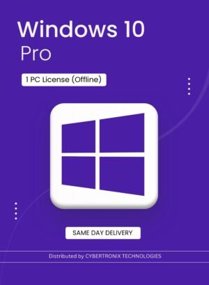 Microsoft Windows 10 Pro 1 PC License (Offline) Digital License SAME DAY DELIVERY – Wholesale & Export UAE