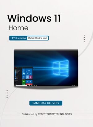 Microsoft Windows 11 Home 1 PC License (Retail / Online Key) Digital License SAME DAY DELIVERY – Wholesale & Export UAE