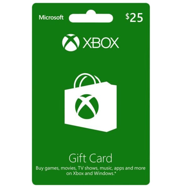 Microsoft-Xbox-Live-Gift-Card-25-3 Microsoft Xbox Live Gift Card – Wholesale & Export UAE