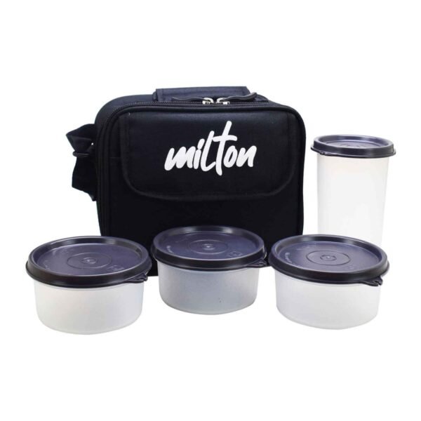 Milton Meal Combi Lunch Box Set Black/Clear 400ml+280ml – Wholesale & Export UAE