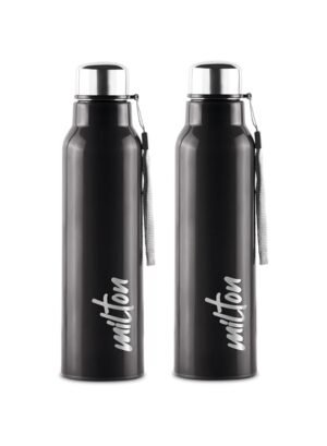 Milton-Steel-Fit-900-Insulated-Stainless-Steel-Water-Bottle-Set-of-2-630-ml-Each-Black-Easy-Grip-Leak-Proof-Hot-or-Cold-School-Office-Gym Milton Steel Fit 900 Insulated Stainless Steel Water Bottle, Set of 2, 630 ml Each, Black Easy Grip Leak Proof Hot or Cold School Office Gym – Wholesale & Export UAE