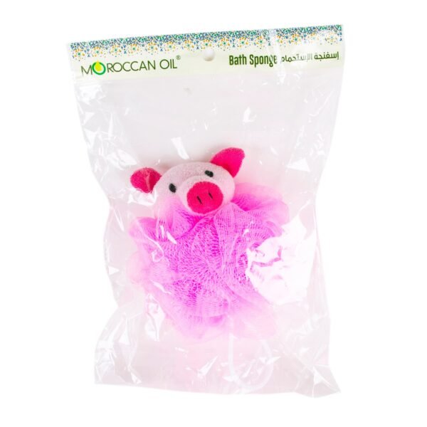 Moroccan Oil Animal Design Bath Mesh Sponge Pink Pig Kbs P – Wholesale & Export UAE