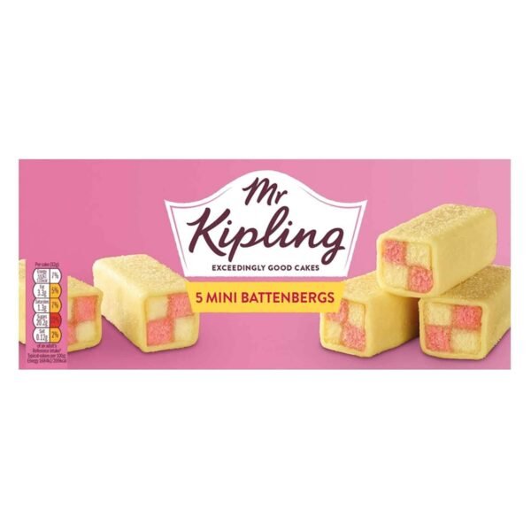 Mr Kipling Mini Battenbergs,, Pack of 5 – Wholesale & Export UAE