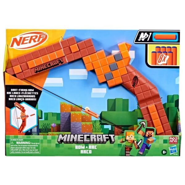 NERF Minecraft Bow Dart Blaster With 8 Darts – Wholesale & Export UAE