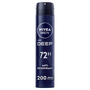 NIVEA MEN Deep MaxxTech Darkwood Spray with Black Carbon, 72H Odor & Sweat Protection, Warm Darkwood Scent, 200ml – Wholesale & Export UAE