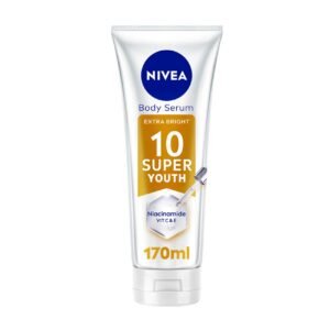 NIVEA SUPER 10 Youth Body Serum, Tight & plump skin in 7 Days, With Niacinamide and Vitamins C & E, 170ml – Wholesale & Export UAE