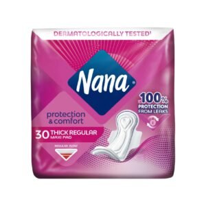 Nana Maxi Regular Thick Sanitary Pads with Wings 30 Pads – Wholesale & Export UAE