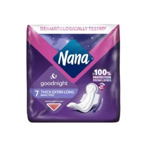 Nana Night Maxi Sanitary Pads with Wings Extra Long and Thick 7 Pads – Wholesale & Export UAE